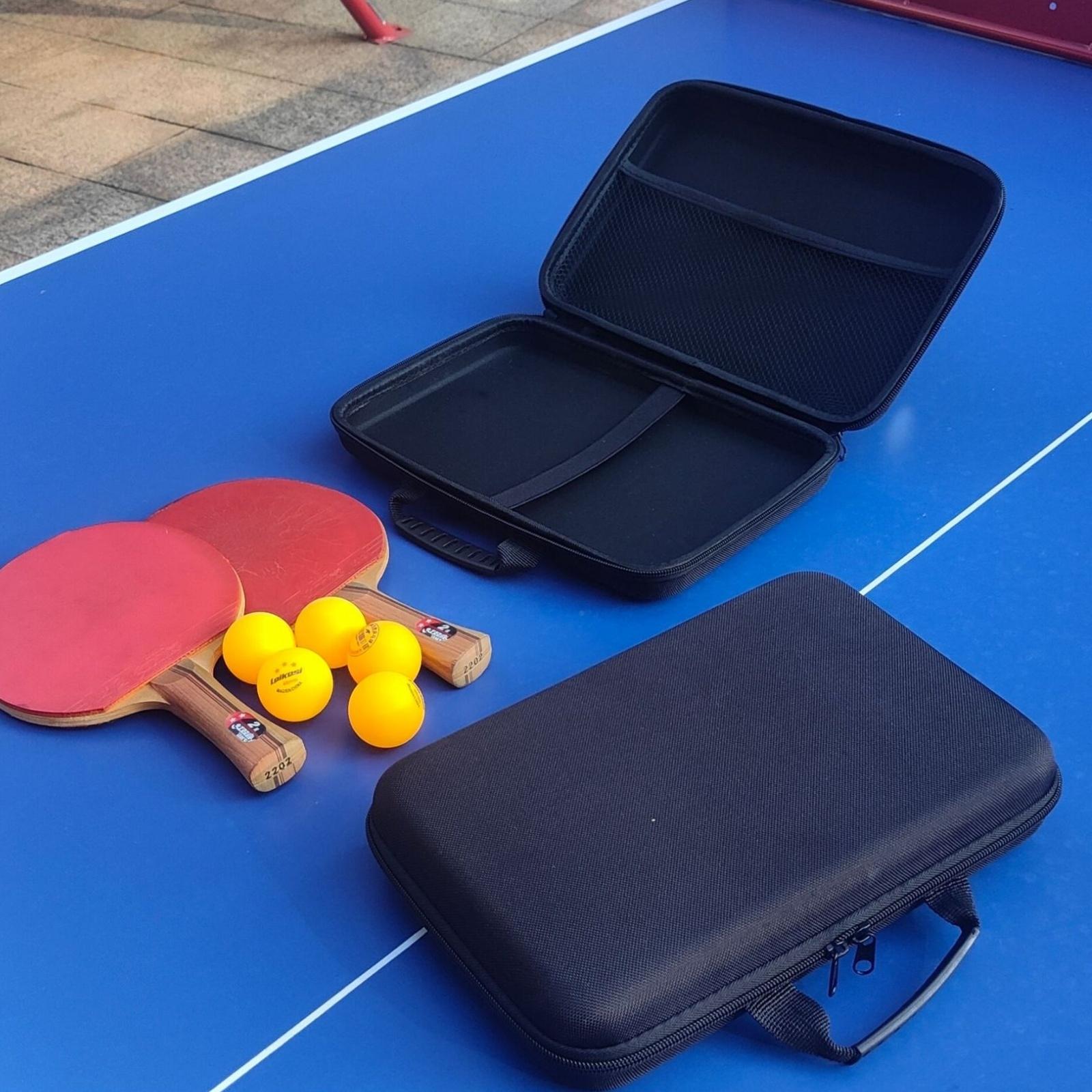 Table Tennis Defense - Ochronny futerał na rakietkę z przegrodą