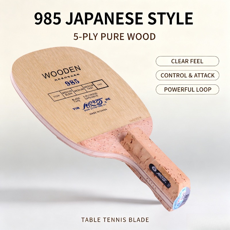 Table Tennis Equipment - YINHE 985 Japońska Rakietka do Tenisa