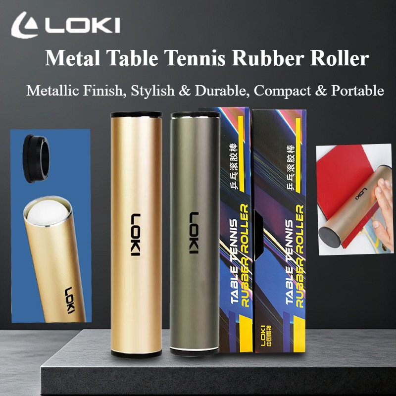 Table Tennis Animation - LOKI Metalowy Pojemnik na Gumki do