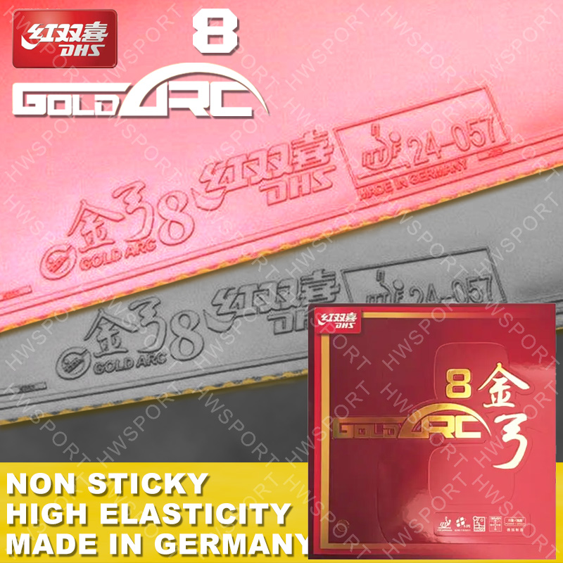 DHS Gold Arc 8 Guma do tenisa  – Table Tennis Germany recenzja i cena