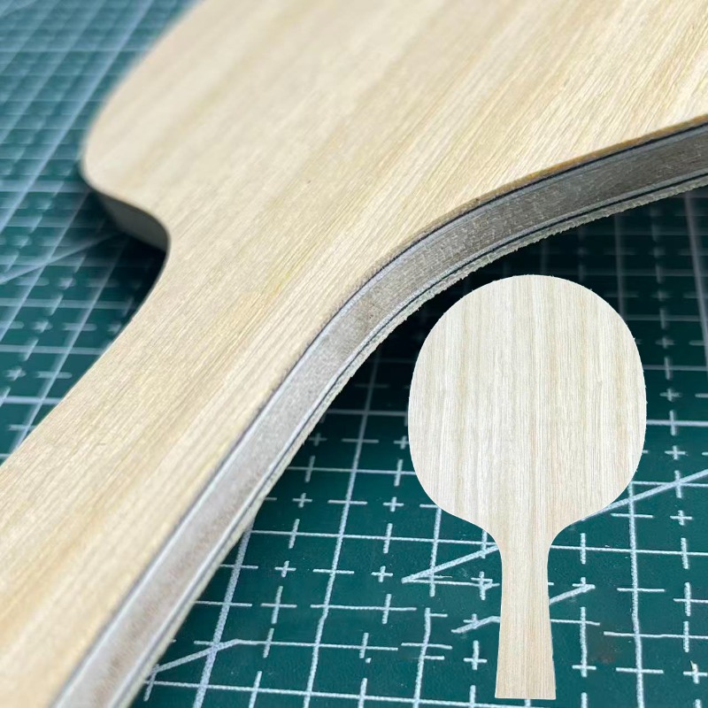 9-warstwowa, pogrubiona rączka – Table Tennis Custom Bat recenzja i cena